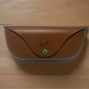 Ray-Ban Meta Tan Leather Charger Case